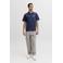 JACK & JONES regular polo donkerblauw