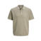 JACK & JONES ESSENTIALS regular polo gebreid beige