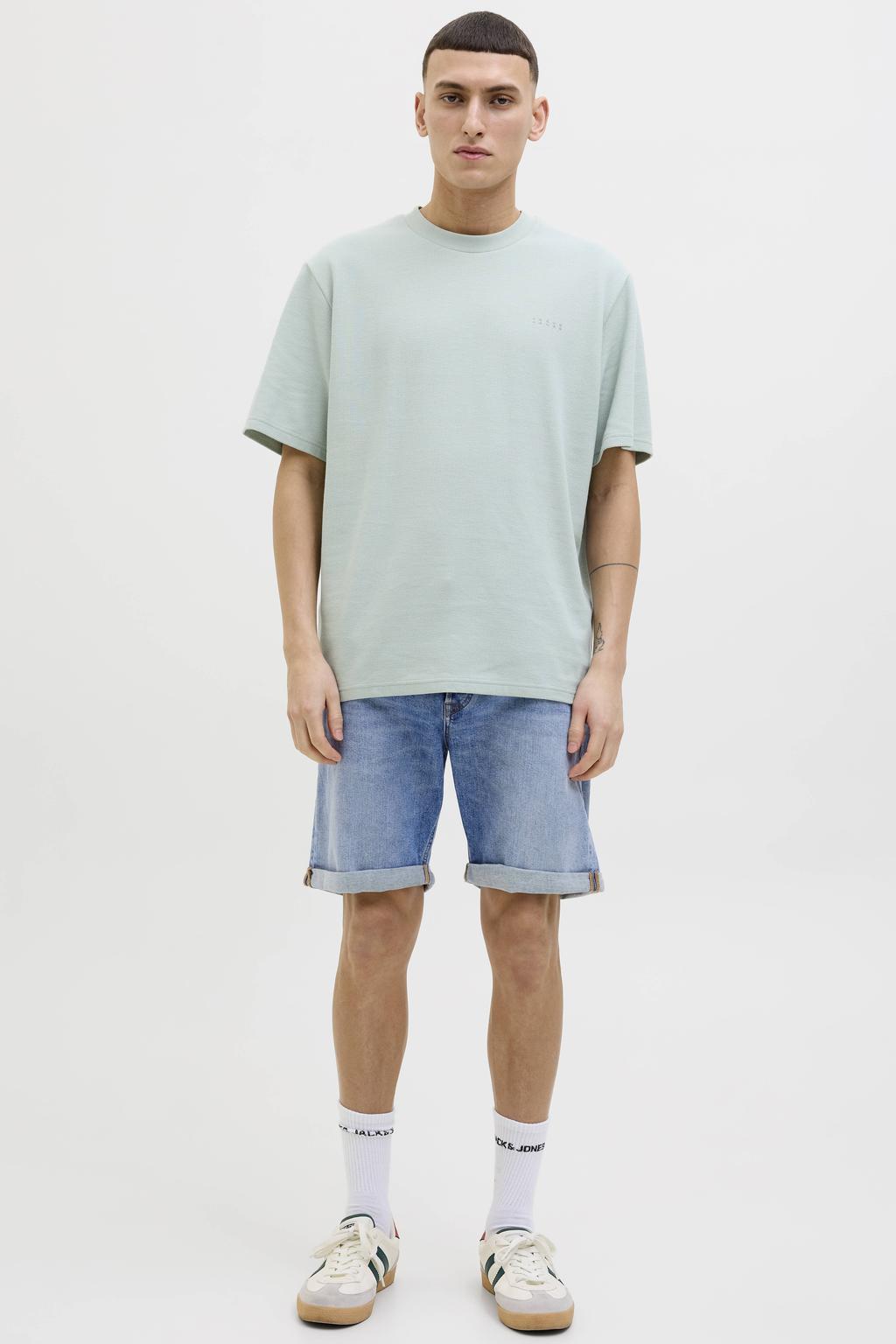JACK & JONES JEANS INTELLIGENCE JJIRICK JJIORIGINAL denim regular short blue denim