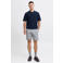 JACK & JONES PANTS STUDIO JPSTBOWIE regular chino short  grijs