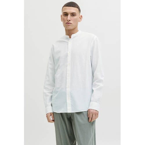 JACK & JONES ESSENTIALS regular casual overhemd wit afbeelding