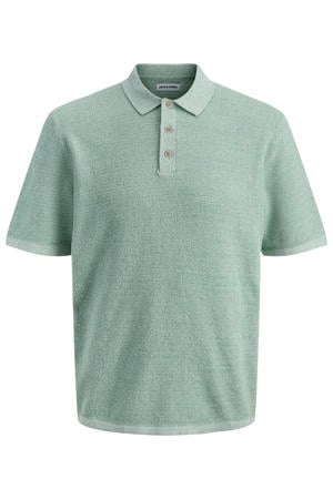 regular polo gebreid groen