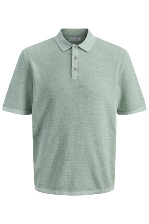 regular polo gebreid groen