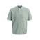 JACK & JONES ESSENTIALS regular polo gebreid groen