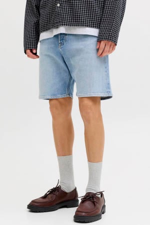 JJITONY JJORIGINAL relaxed short light blue denim