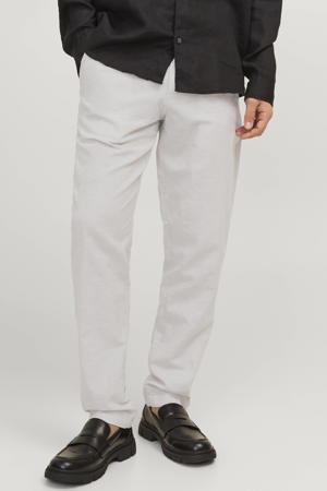 JPSTACE tapered chino met linnen zand