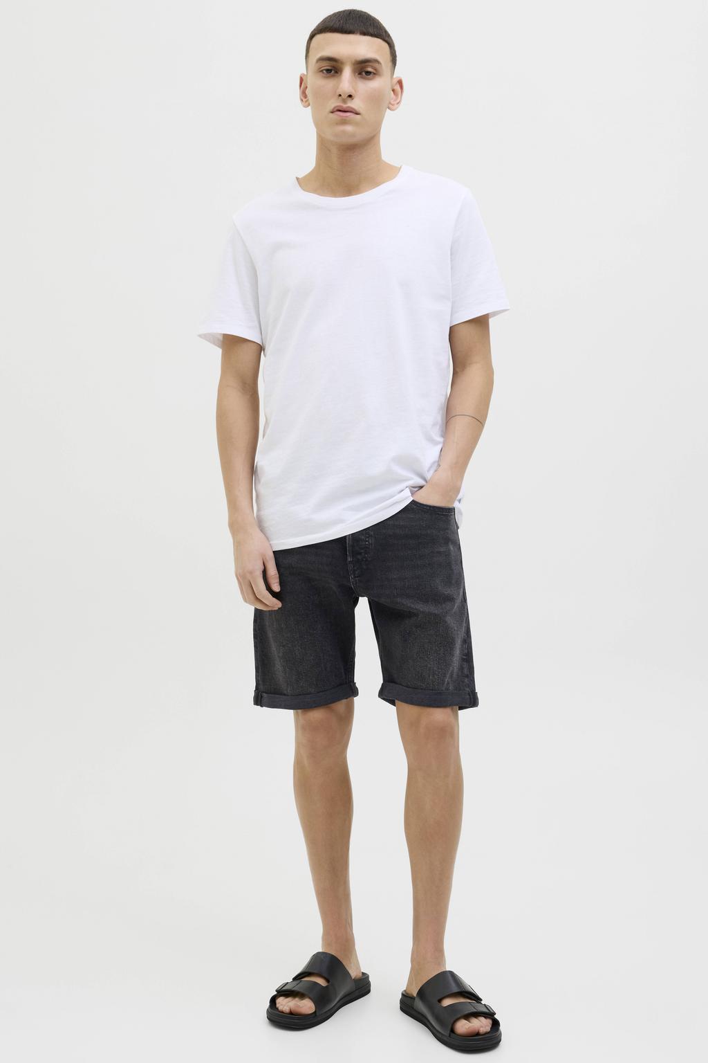 JACK & JONES JEANS INTELLIGENCE JJIRICK JJIORIGINAL denim regular short black denim