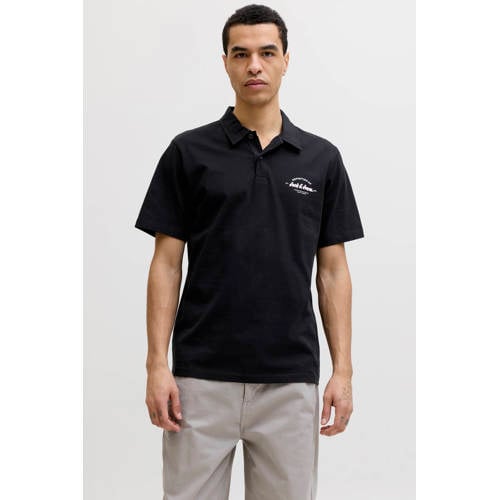 JACK & JONES regular polo zwart afbeelding