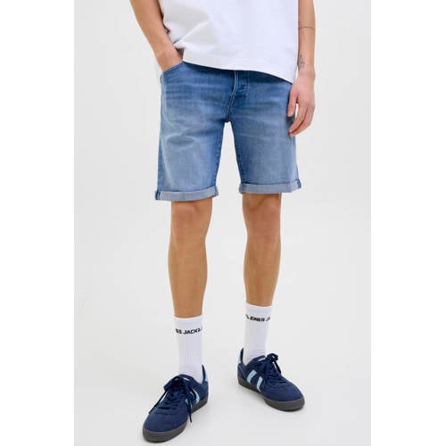 JACK & JONES JEANS INTELLIGENCE JJIRICK JJFOX denim regular short blue denim afbeelding