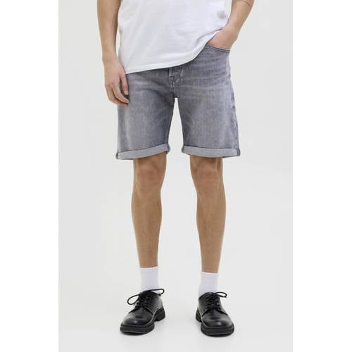JACK & JONES JEANS INTELLIGENCE JJIRICK JJIORIGINAL denim regular short grey denim afbeelding