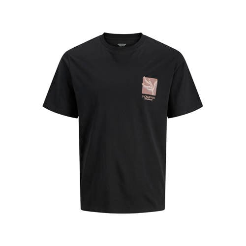 JACK & JONES PLUS SIZE regular T-shirt zwart afbeelding