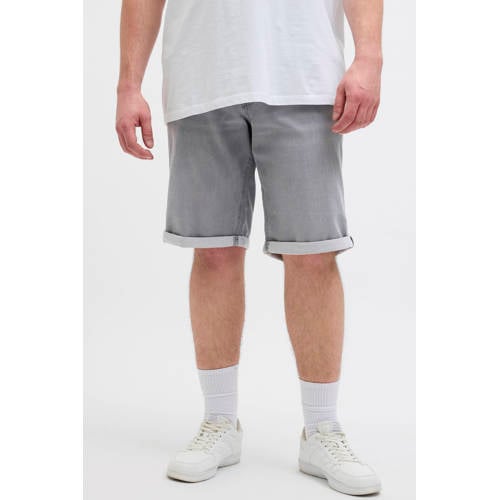 JACK & JONES PLUS SIZE JJIRICK denim regular short Plus Size Grey Denim afbeelding