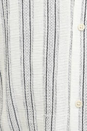 thumbnail: JACK & JONES PLUS SIZE regular gestreept casual overhemd met textuur Plus Size wit