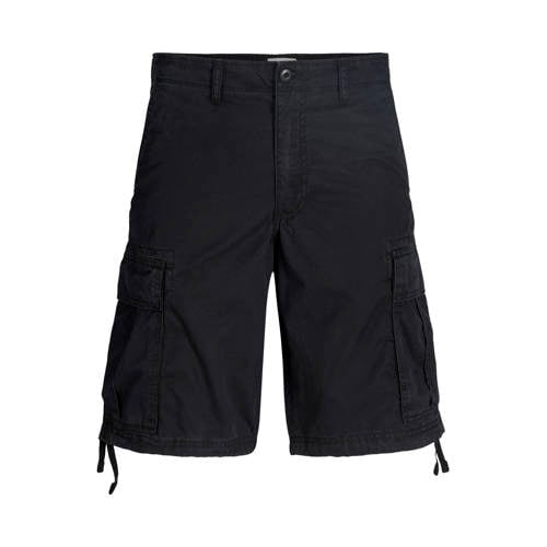 JACK & JONES PLUS SIZE JPSTCOLE relaxed regular waist cargo short Plus Size zwart afbeelding