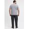 JACK & JONES PLUS SIZE regular T-shirt grijs