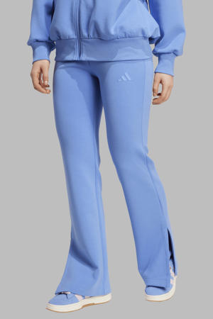 flared broek blauw