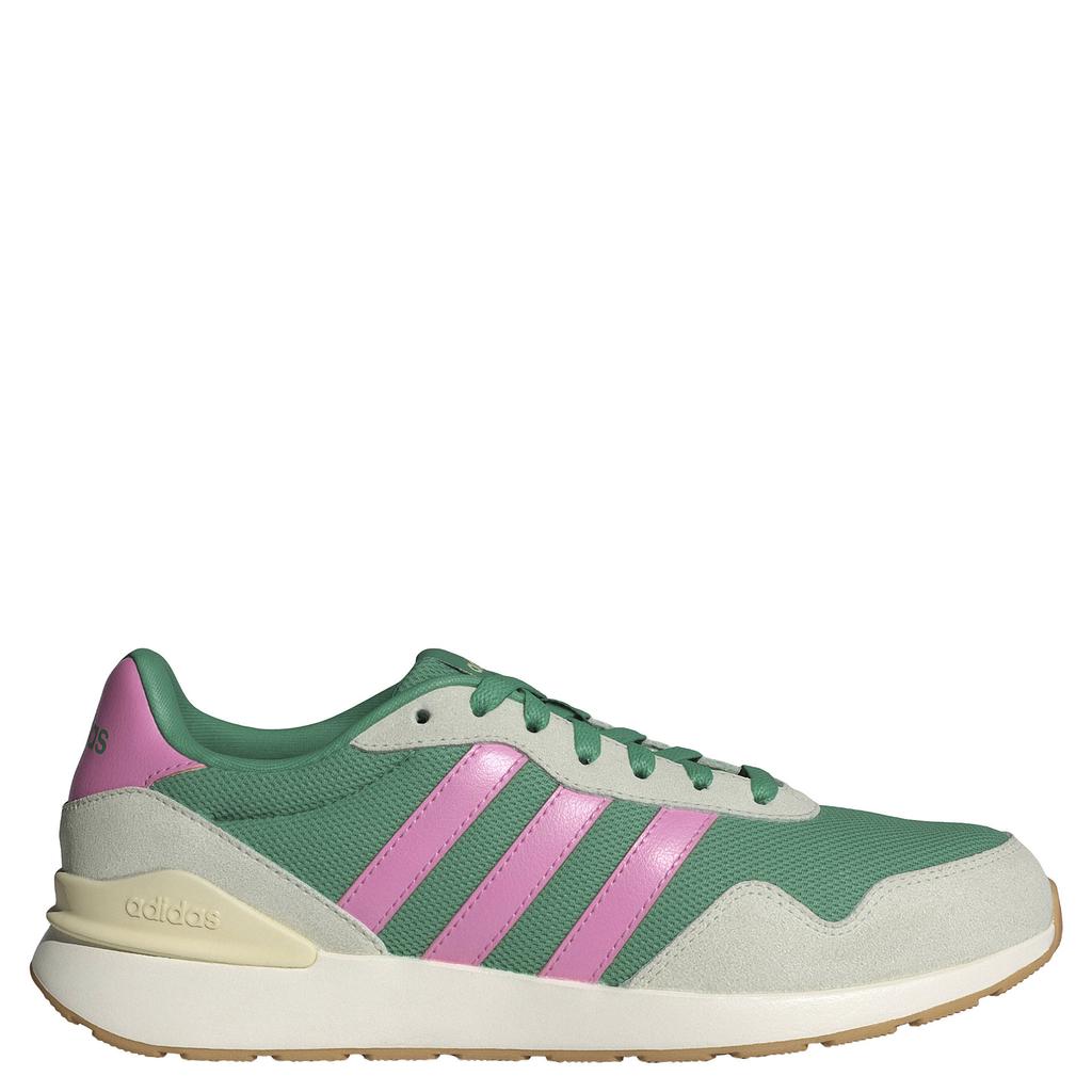 Groene dames adidas Sportswear Run 60s 4.0 sneakers van mesh-leer/voering: mesh/voetbed: eva met veters