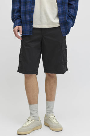 JREBCORY relaxed regular waist cargo short zwart