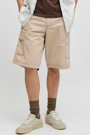 JREBCORY relaxed regular waist cargo short beige