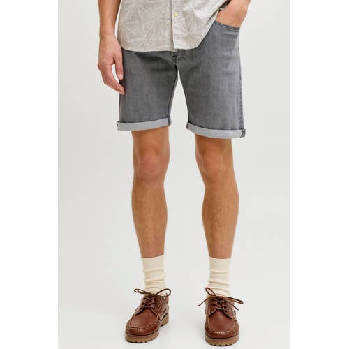 JJ REBEL JREBJOE JJCRAFT regular short grey denim afbeelding