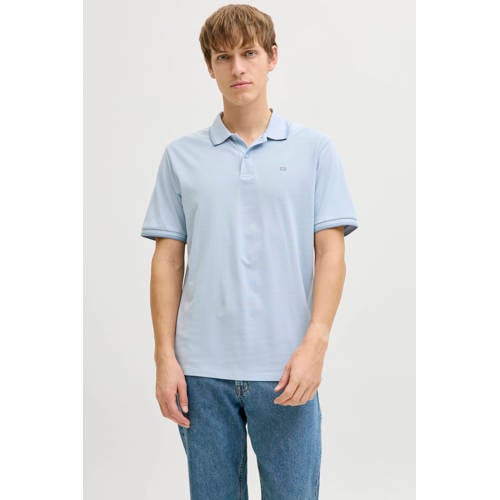 JJ REBEL regular polo lichtblauw afbeelding