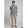 JJ REBEL relaxed T-shirt met backprint lavendel