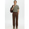 Selected regular polo gebreid groen