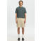 Selected regular polo gebreid donkergroen
