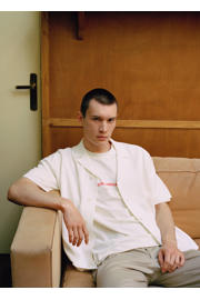 thumbnail: Selected boxy T-shirt met backprint
