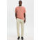 Selected regular polo gebreid roze