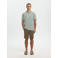 Selected regular polo gebreid groen