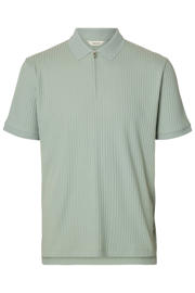 thumbnail: Selected regular polo gebreid groen