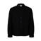 Selected overshirt met linnen zwart