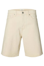 thumbnail: Selected regular denim short ecru