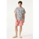 Garcia regular gebloemd T-shirt blauw