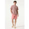 Garcia relaxed gestreept T-shirt roze