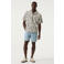 Garcia relaxed gebloemd casual overhemd blauw