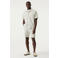 Garcia regular chino short met linnen lichtgroen