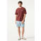Garcia regular T-shirt met backprint rood