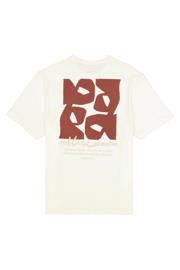 thumbnail: Garcia regular T-shirt met backprint ecru