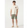 Garcia regular T-shirt met backprint ecru