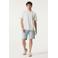 Garcia relaxed fit gestreept T-shirt - antiek wit