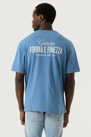 relaxed T-shirt met backprint - riviera