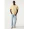 Garcia relaxed polo met contrast bies - geel
