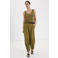 Mango top met linnen groen