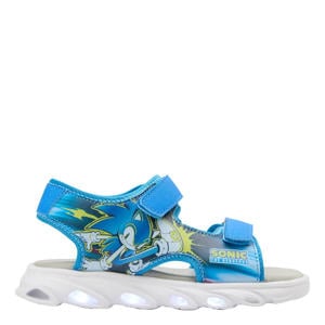 sandalen blauw met lichtjes