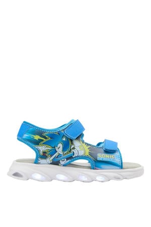 sandalen blauw met lichtjes