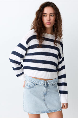 spijkerrok light blue denim