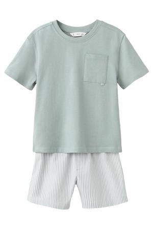 shortama groen/wit
