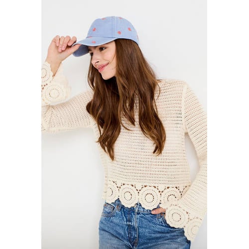Cache Cache gebreide trui zand crochet afbeelding
